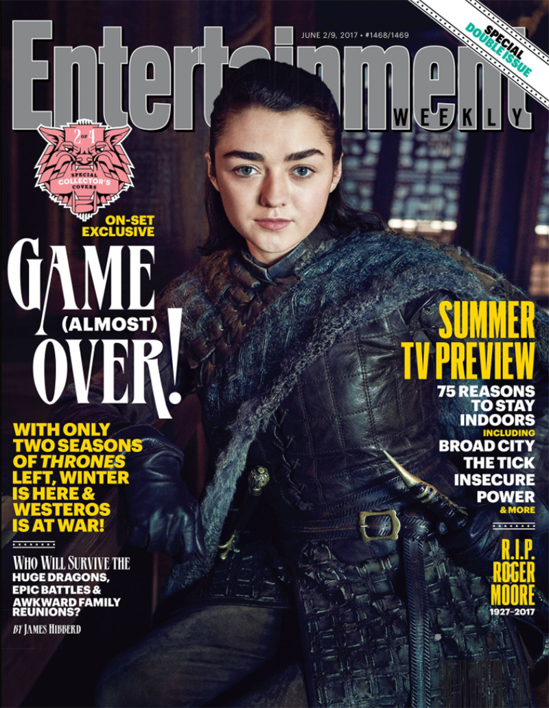 ¡Sorpresa! ¿De donde ha sacado Arya esa daga? Foto: Entertaiment Weekly